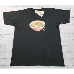 Mitsukoshi Ramen T-Shirt Mens XXL Black Japanese Food Graphic Tee